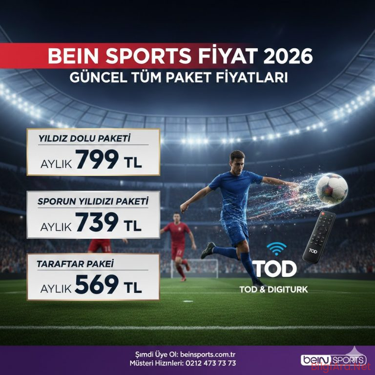 Bein Sports Fiyat 2026 – Güncel Tüm Paket Fiyatları