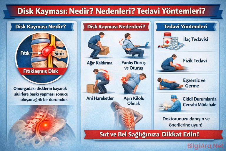 Disk Kayması Nedir? Disk Kayması Nedenleri? Tedavi Yöntemleri