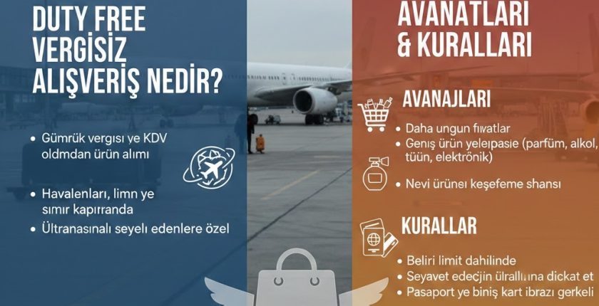 Duty Free Vergisiz Alışveriş Nedir? Duty Free Alışveriş Kuralları ve Avantajları