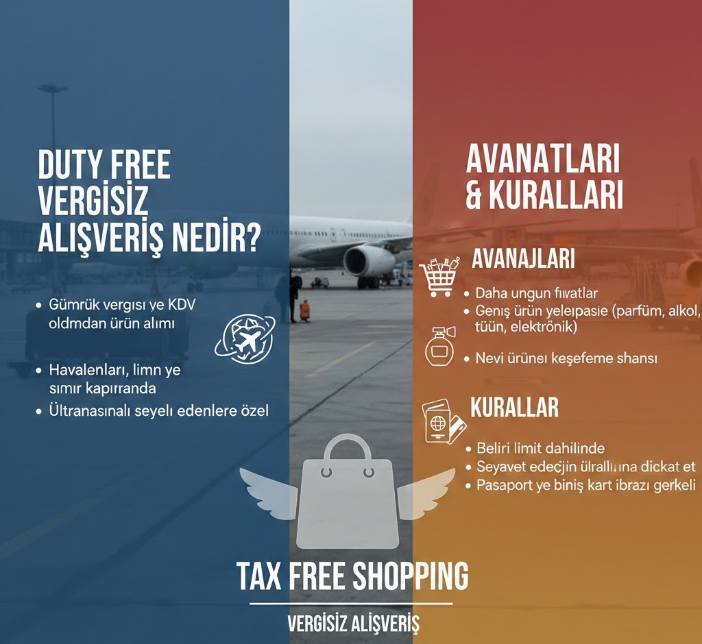 Duty Free Vergisiz Alışveriş Nedir? Duty Free Alışveriş Kuralları ve Avantajları