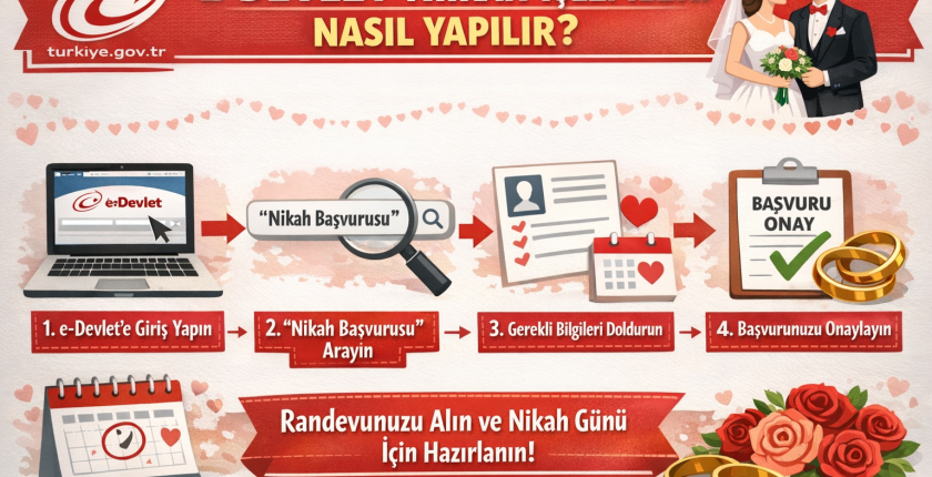 E Devlet Nikah İşlemleri Nasıl Yapılır?
