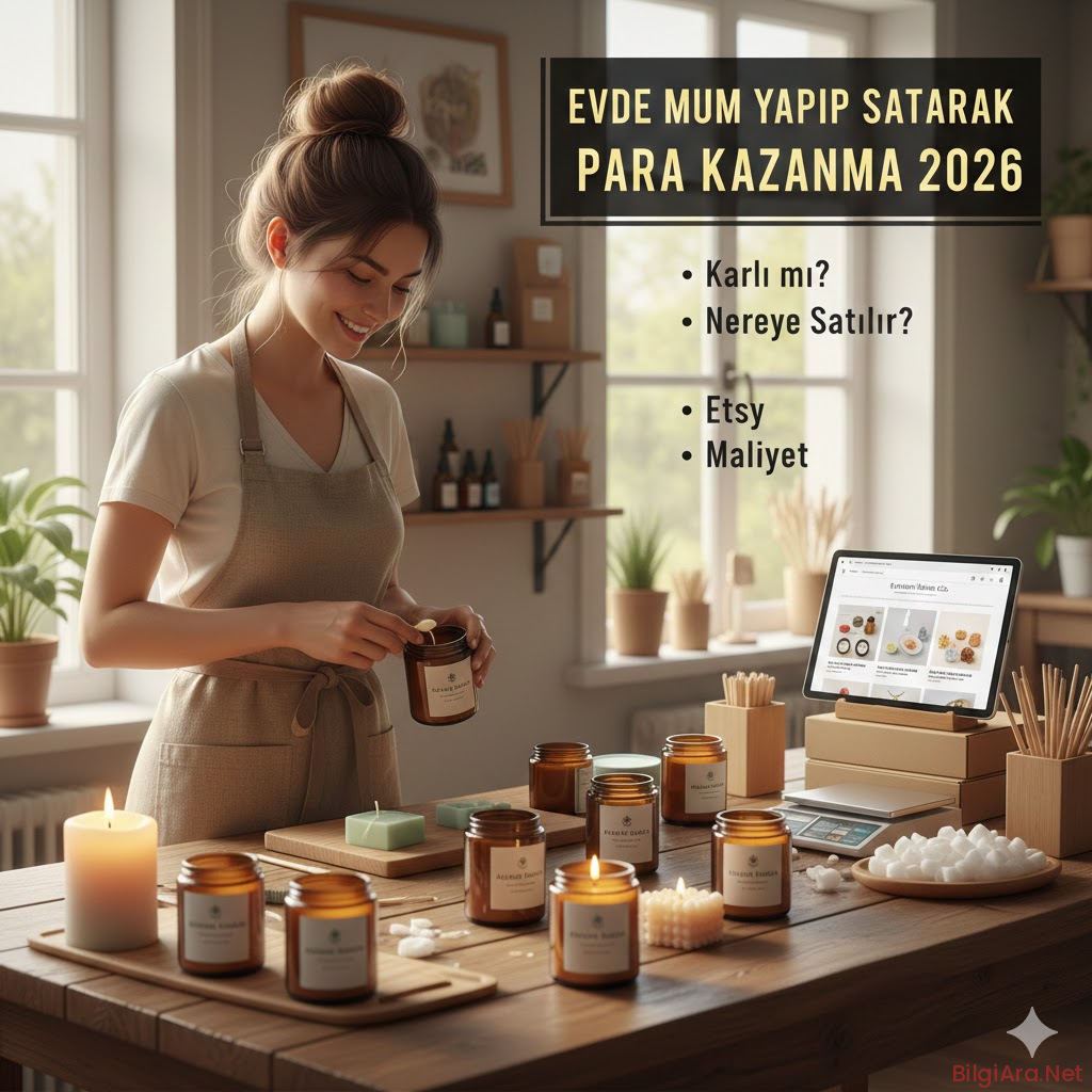 Evde Mum Yapıp Satarak Para Kazanma 2026