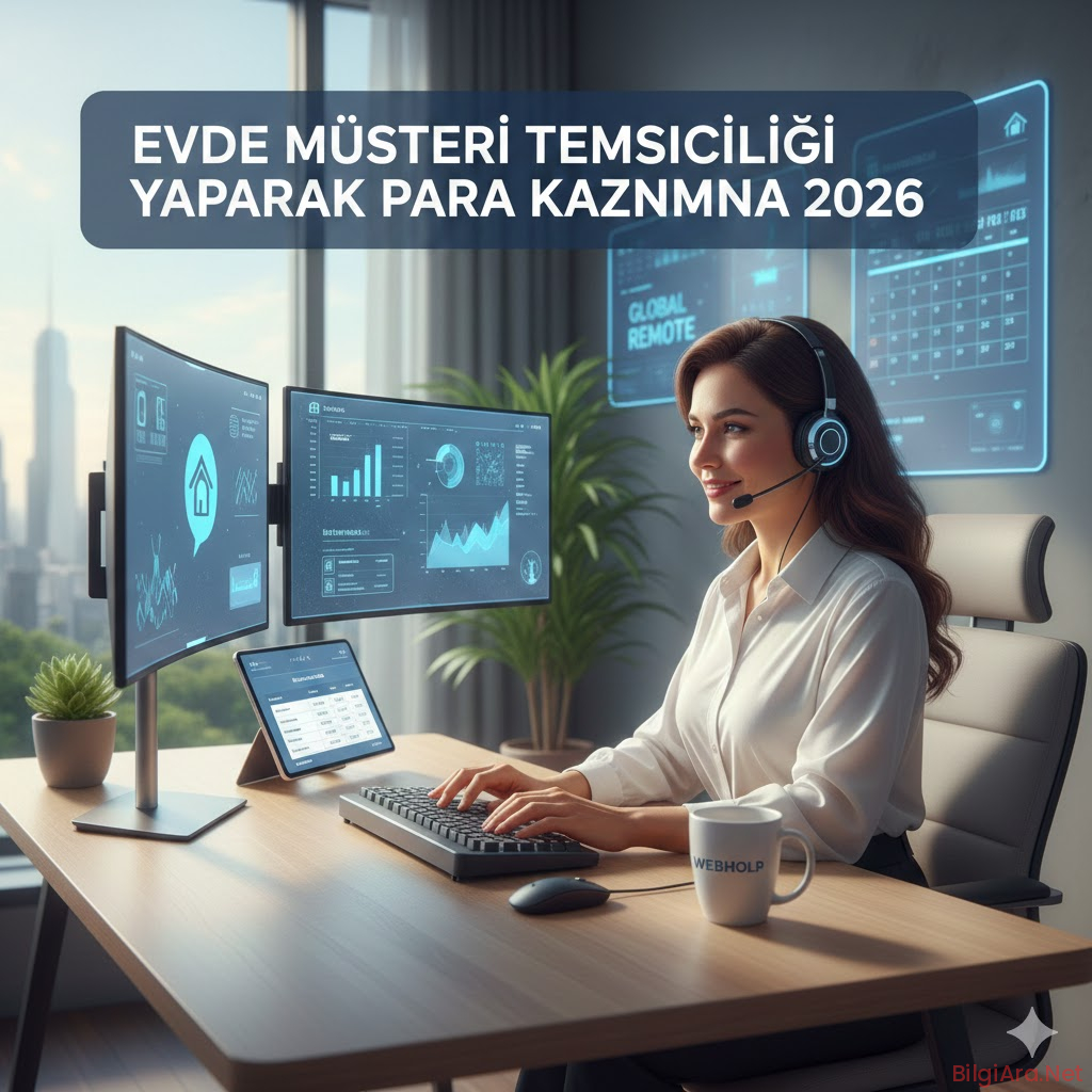Evde Müşteri Temsilciliği Yaparak Para Kazanma 2026