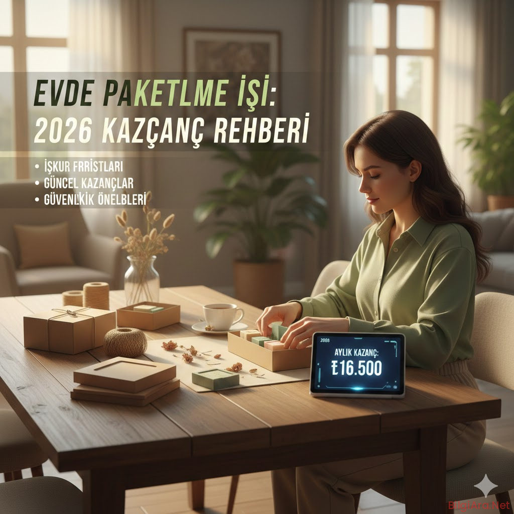 Evde Paketleme İşi Yaparak Para Kazanma 2026