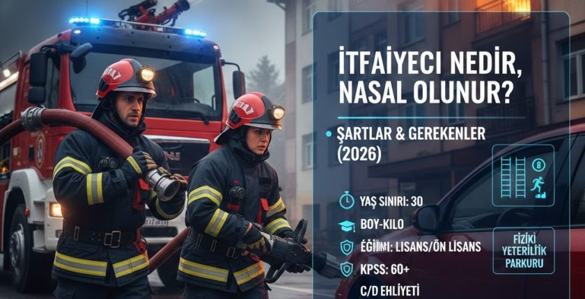 İtfaiyeci Nedir, Nasıl Olunur? İtfaiyeci Olma Şartları ve Gerekenler 2026
