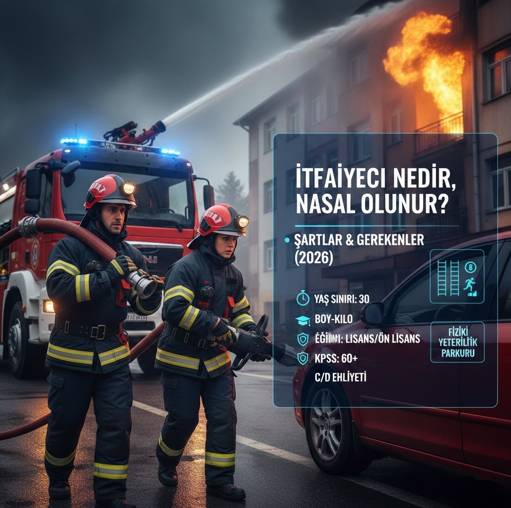 İtfaiyeci Nedir, Nasıl Olunur? İtfaiyeci Olma Şartları ve Gerekenler 2026