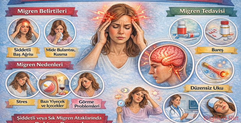 Migren Nedir? Migren Belirtileri, Nedenleri ve Tedavisi
