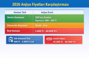 Özel Hastane Anjiyo Ücreti 2026