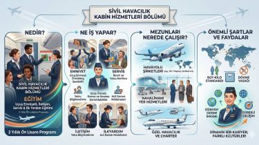 Sivil Havacılık Kabin Hizmetleri Bölümü Nedir, Ne İş Yapar ve Mezunları Nerede Çalışır?