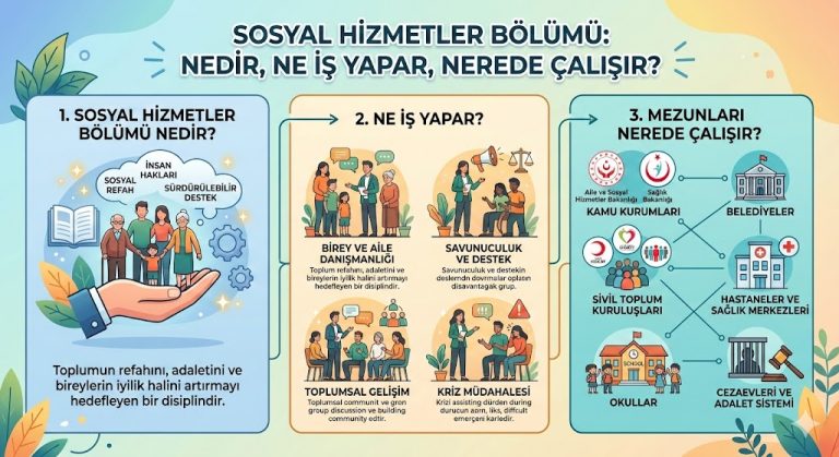 Sosyal Hizmetler Bölümü Nedir, Ne İş Yapar ve Mezunları Nerede Çalışır?