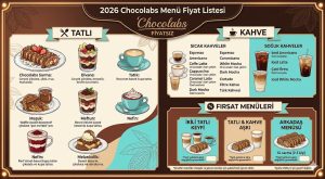 2026 Chocolabs Menü Fiyat Listesi Tatlı, Kahve ve Fırsat Menüleri