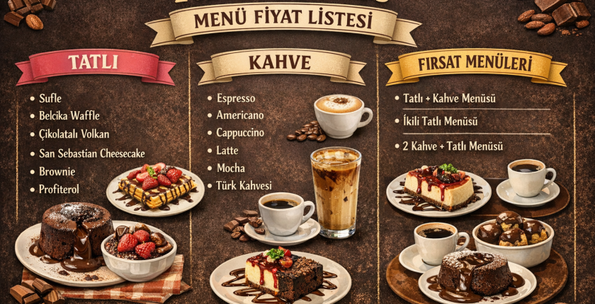 2026 Chocolabs Menü Fiyat Listesi: Tatlı, Kahve ve Fırsat Menüleri