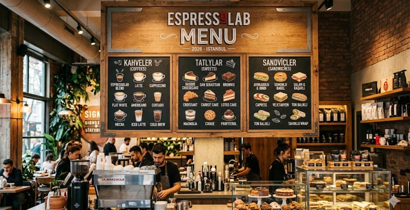2026 Espressolab Menü Fiyat Listesi Kahve, Tatlı ve Sandviç Fiyatları