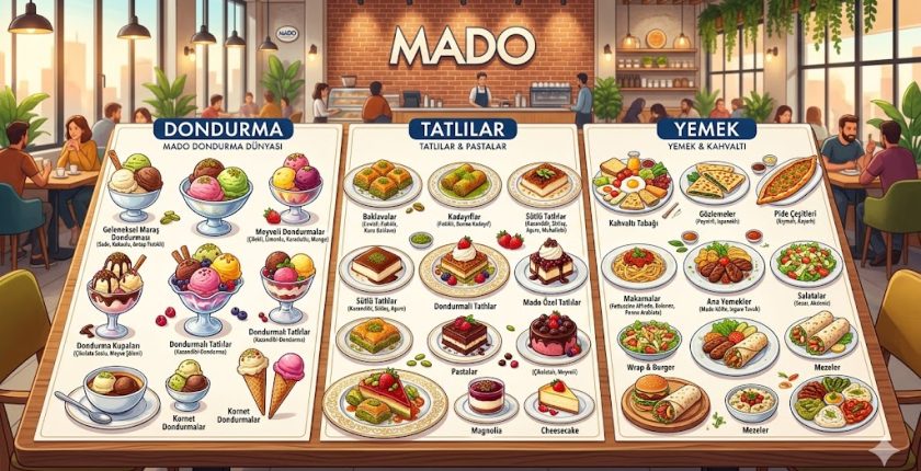 2026 Mado Menü Fiyat Listesi: Dondurma, Tatlı ve Yemek Fiyatları