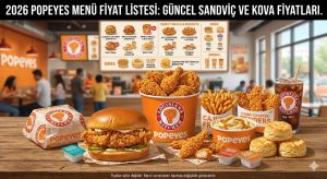 2026 Popeyes Menü Fiyat Listesi: Güncel Sandviç ve Kova Fiyatları
