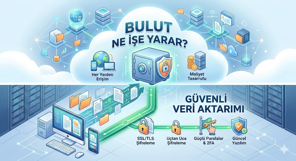 Cloud ne işe yarar, belgeler bulut ortamına güvenli şekilde nasıl aktarılır?