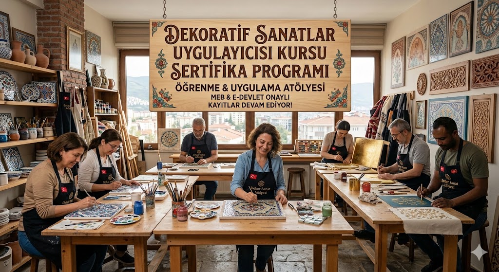 Dekoratif Sanatlar Uygulayıcısı Kursu Sertifika Programı 2026