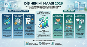 Diş Hekimi Maaşı 2026 – Devlette ve Özelde Diş Doktoru Maaşları