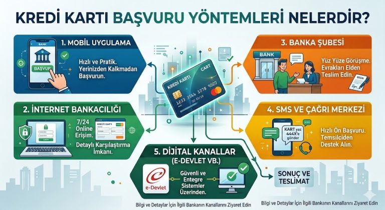 Kredi Kartı Başvuru Yöntemleri Nelerdir?