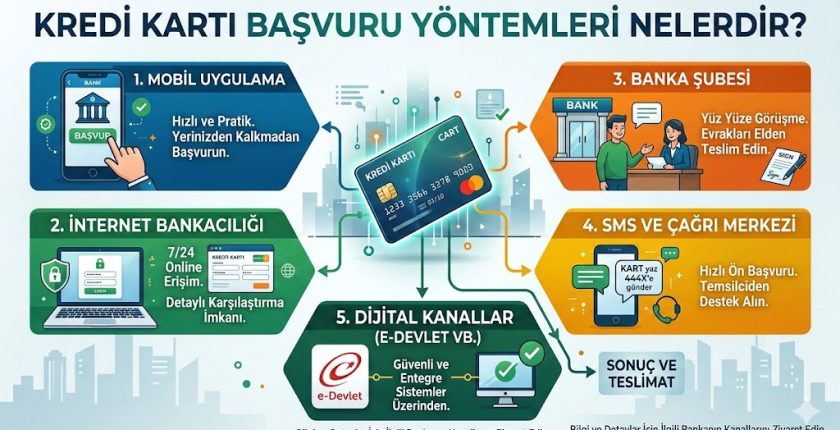 Kredi Kartı Başvuru Yöntemleri Nelerdir?