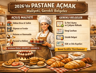 2026’da Pastane Açmak – Maliyeti, Gerekli Belgeler