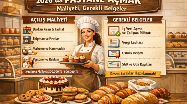 2026’da Pastane Açmak – Maliyeti, Gerekli Belgeler