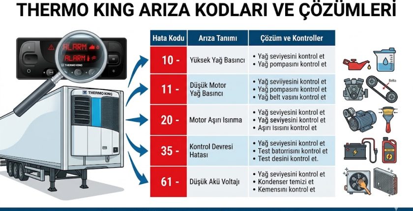 Thermoking Arıza Kodları ve Çözümleri 2026