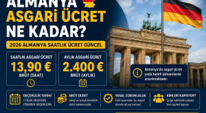 Almanya Asgari Ücret Ne Kadar? – 2026 Almanya Saatlik Ücret Güncel