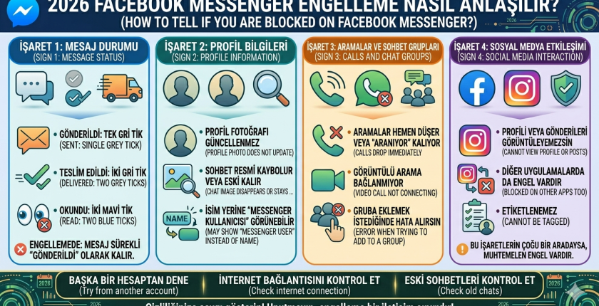 Facebook Messenger Engelleme Nasıl Anlaşılır? 2026
