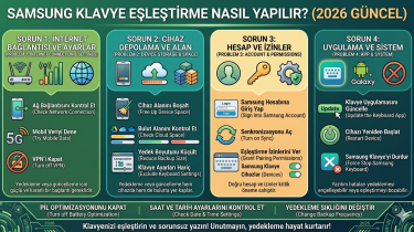 Samsung Klavye Eşleştirme Nasıl Yapılır? 2026