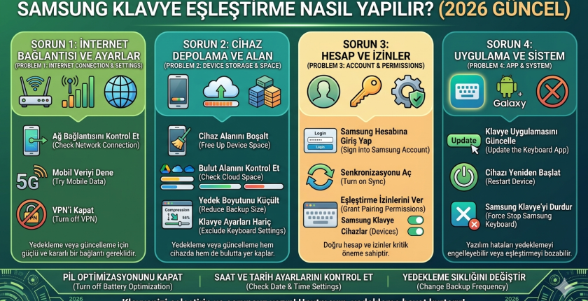 Samsung Klavye Eşleştirme Nasıl Yapılır? 2026