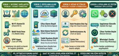 WhatsApp Yedekleme Yapmıyor Sorunu Nasıl Çözülür? 2026