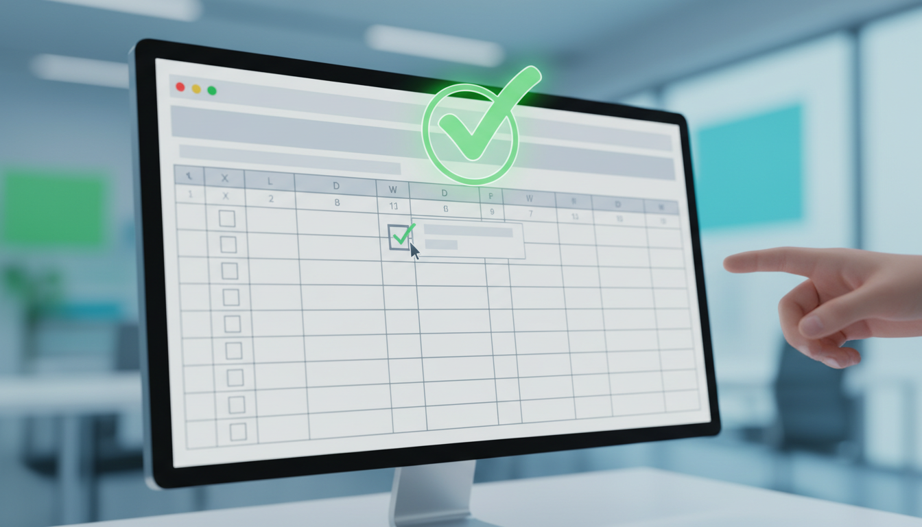 Microsoft Excel’de Tik İşareti Nasıl Eklenir?