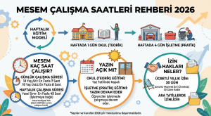 Mesem Çalışma Saatleri 2026: Mesem Kaç Saat Çalışır, Yazın Açık Mı, İzin Hakları Neler?