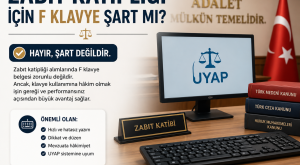 Zabıt Katipliği İçin F Klavye Şart Mı?