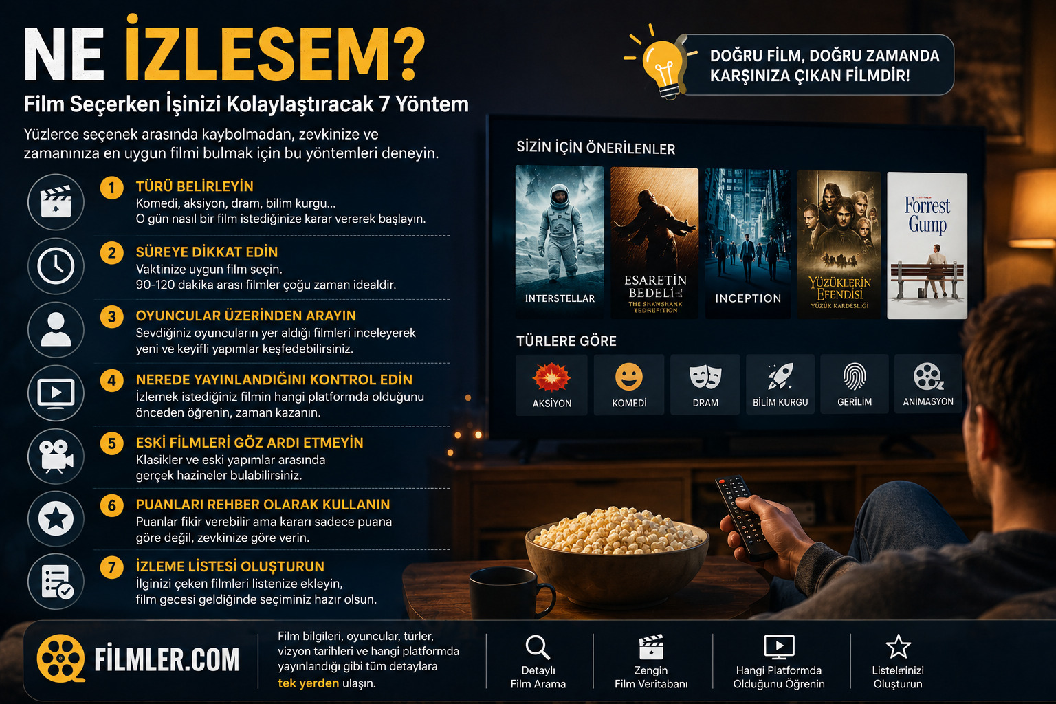 Ne İzlesem? Film Seçerken İşinizi Kolaylaştıracak 7 Yöntem